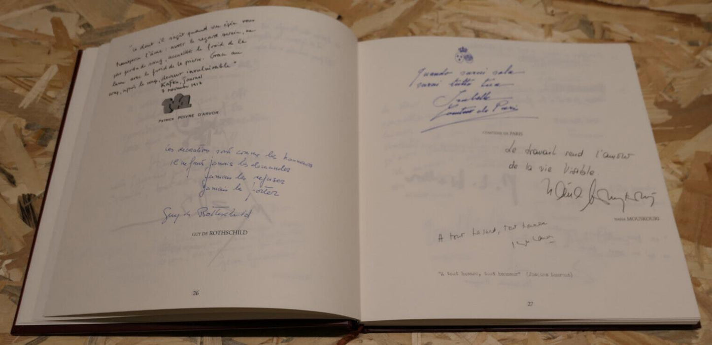 LE LIVRE D'OR DEVISES ET AUTOGRAPHES DES HOMMES ET DES FEMMES CELEBRES / HERME