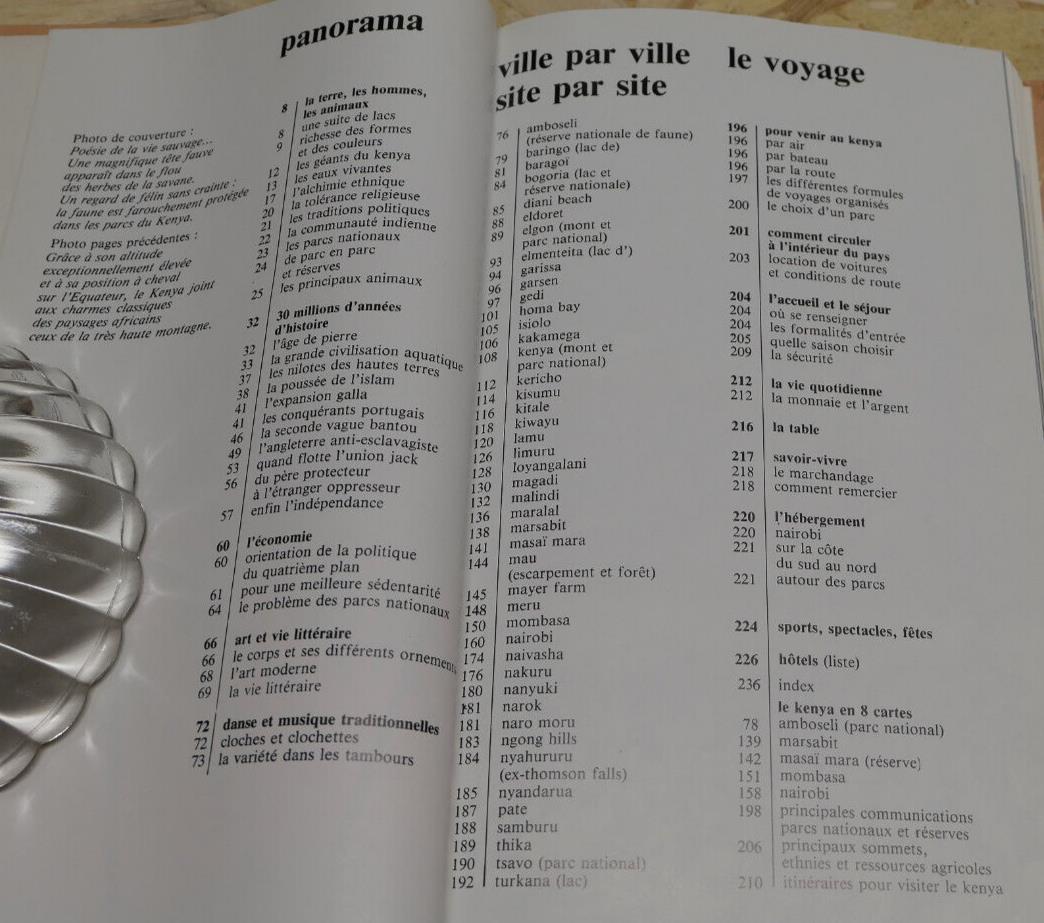 LE KENYA AUJOURD'HUI PAR MYLENE REMY / AFRIQUE PHOTOS VOYAGE / 1985
