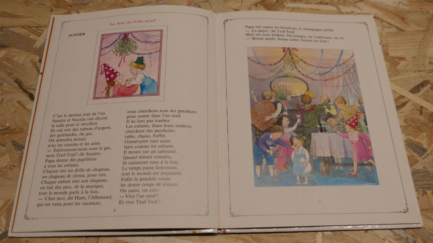 SUZETTE ET NICOLAS L'ANNEE EN FETES / SATOMI ICHIKAWA / ENFANTINA 1982