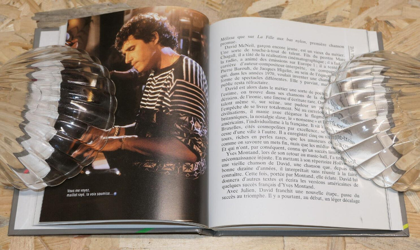JULIEN CLERC / LIVRE COMPACT 1987 / PORTRAIT PAROLES