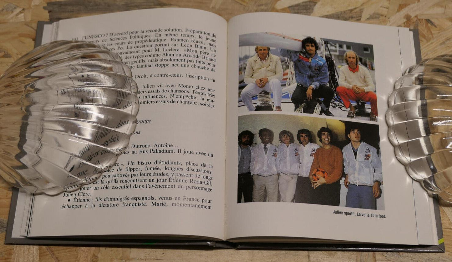 JULIEN CLERC / LIVRE COMPACT 1987 / PORTRAIT PAROLES