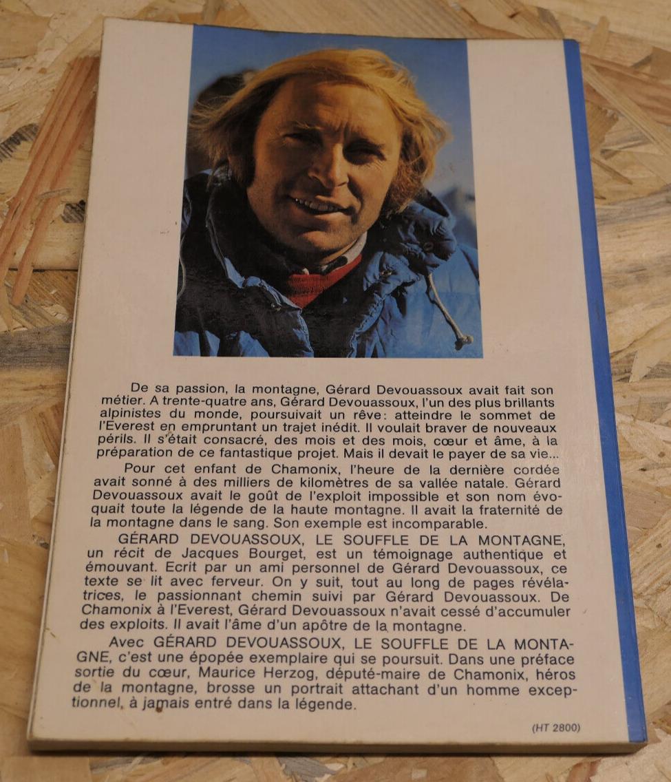 LE SOUFFLE DE LA MONTAGNE / GERARD DEVOUASSOUX / MONTAGNE PHOTOS ALPINISME 1975