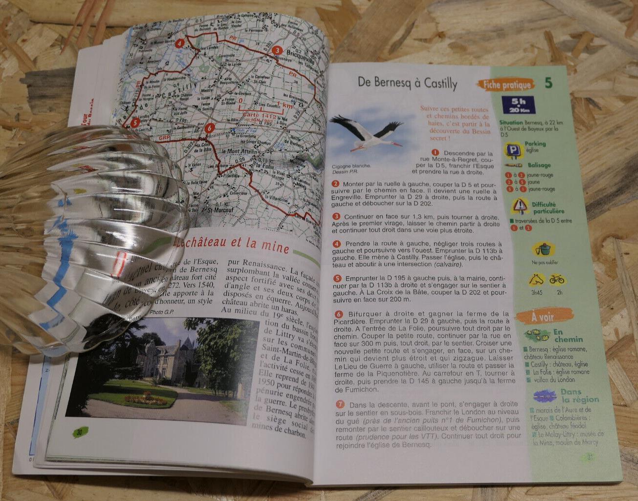 LE BESSIN A PIED / 25 PROMENADES RANDONNEES CIRCUITS GR CALVADOS NORMANDIE 2005