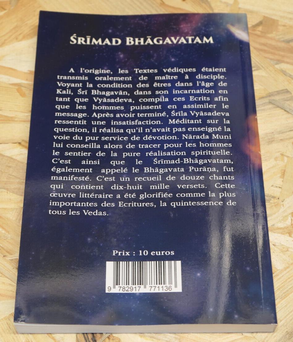 SRIMAD BHAGAVATAM / DEUXIEME CHANT / DE SRILA VYASADEVA / CONGREGATION OMV 2019