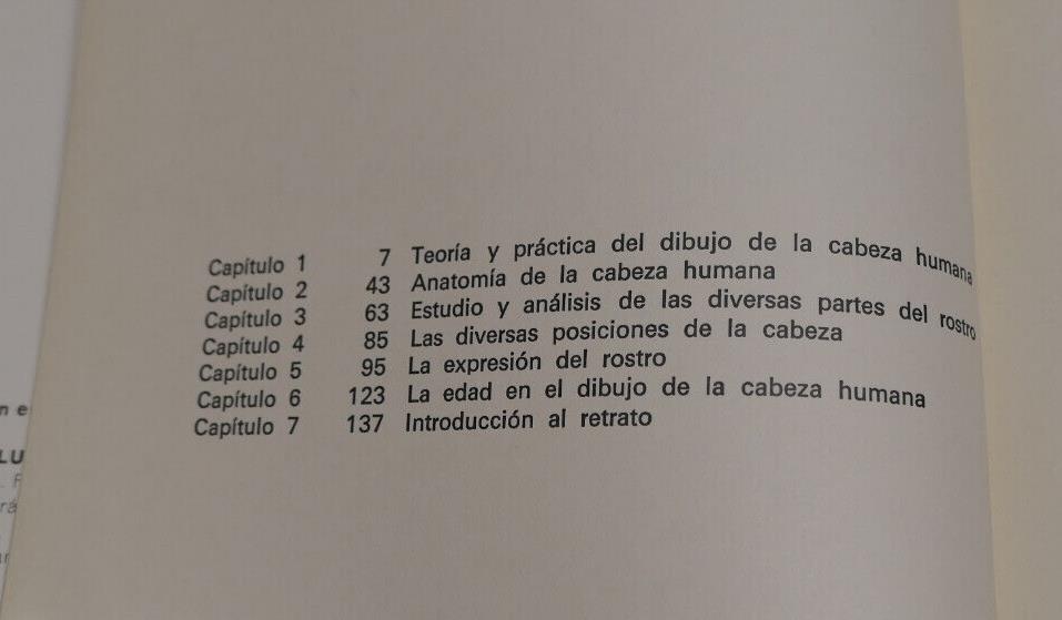 DIBUJANDO LA CABEZA HUMANA ANATOMIA ESTUDIO Y DIBUJO / CALDERON / CEAC 1971