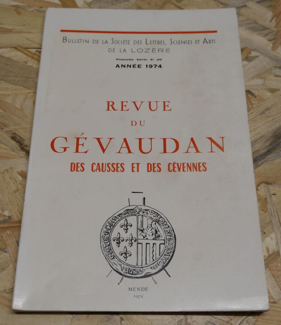 REVUE DU GEVAUDAN DES CAUSSES ET DES CEVENNES / MENDE 1974