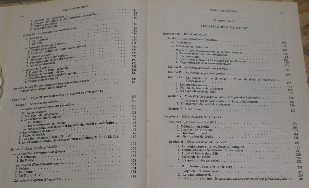 TECHNIQUE ET PRATIQUE BANCAIRES 2e EDITION SIREY 1972 / BANQUE FINANCE
