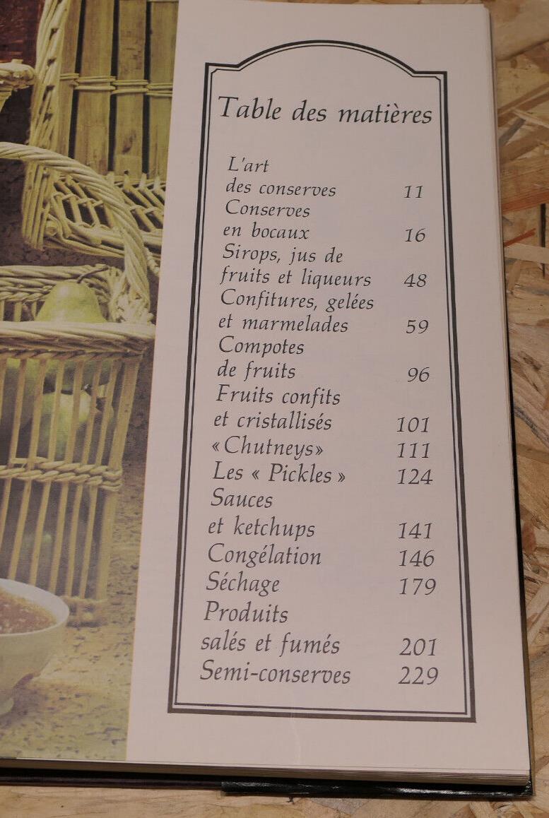 LE LIVRE COMPLET DE LA CONSERVE / DESSAIN ET TOLRA 1977 / CUISINE CONSERVATION