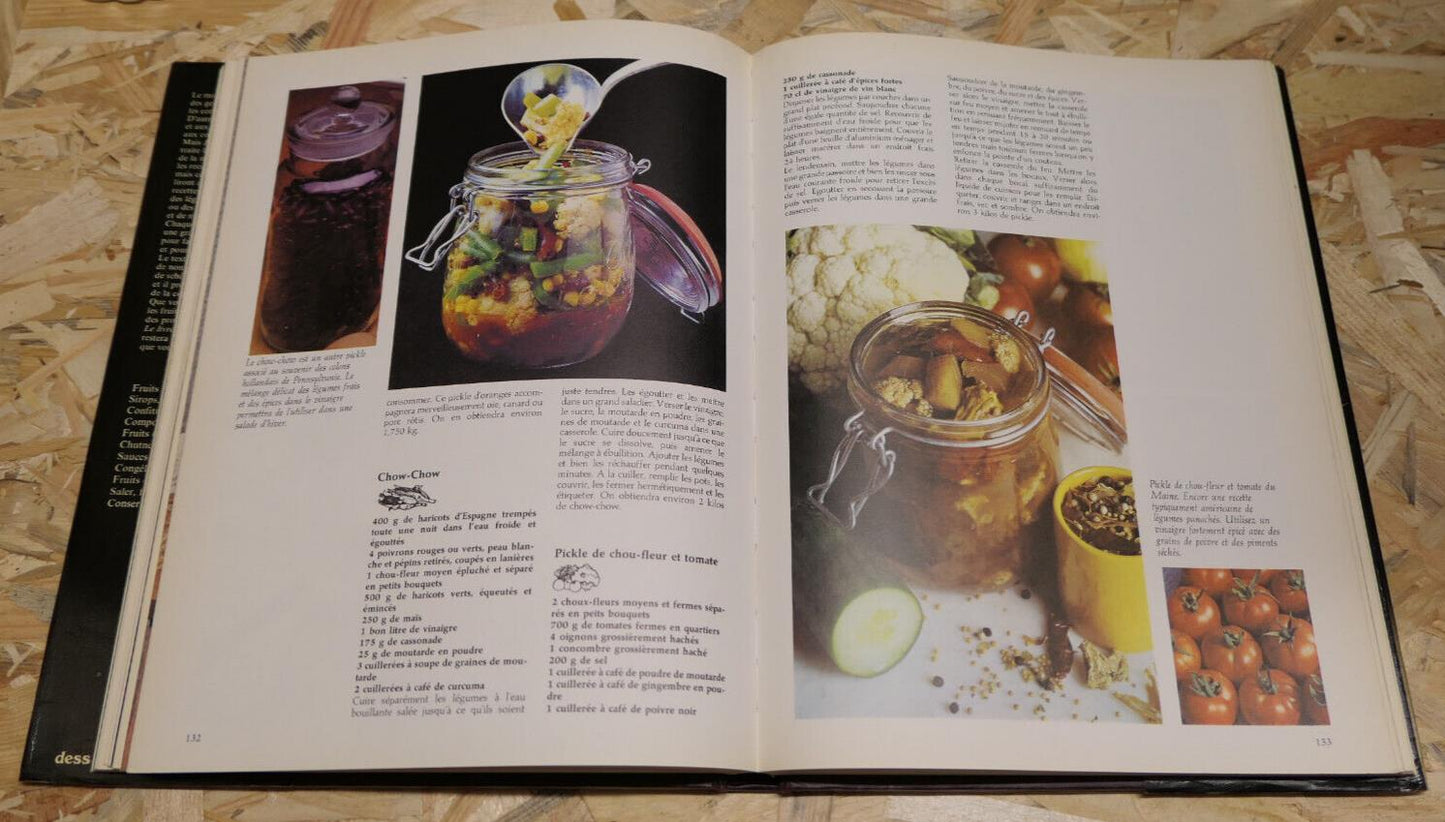 LE LIVRE COMPLET DE LA CONSERVE / DESSAIN ET TOLRA 1977 / CUISINE CONSERVATION
