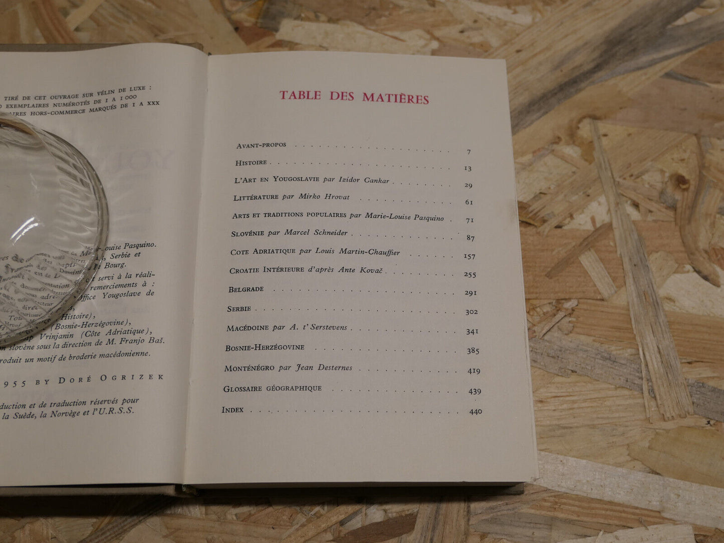 LA YOUGOSLAVIE / EDITIONS ODE 1955