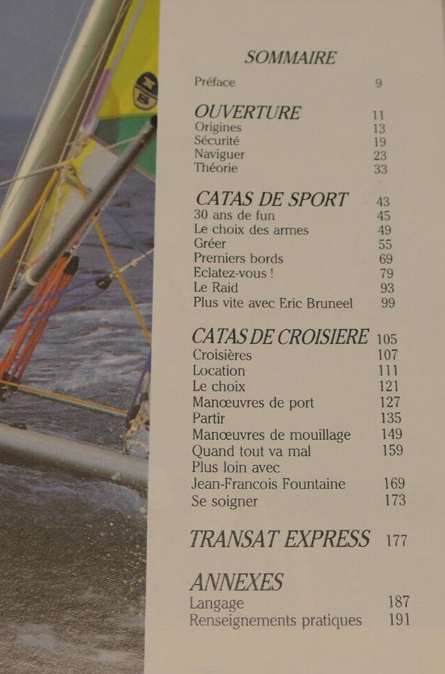 PHILIPPE POUPON MULTICOQUES / PLAISANCE BATEAUX VOILE MARINE SPORT / 1991