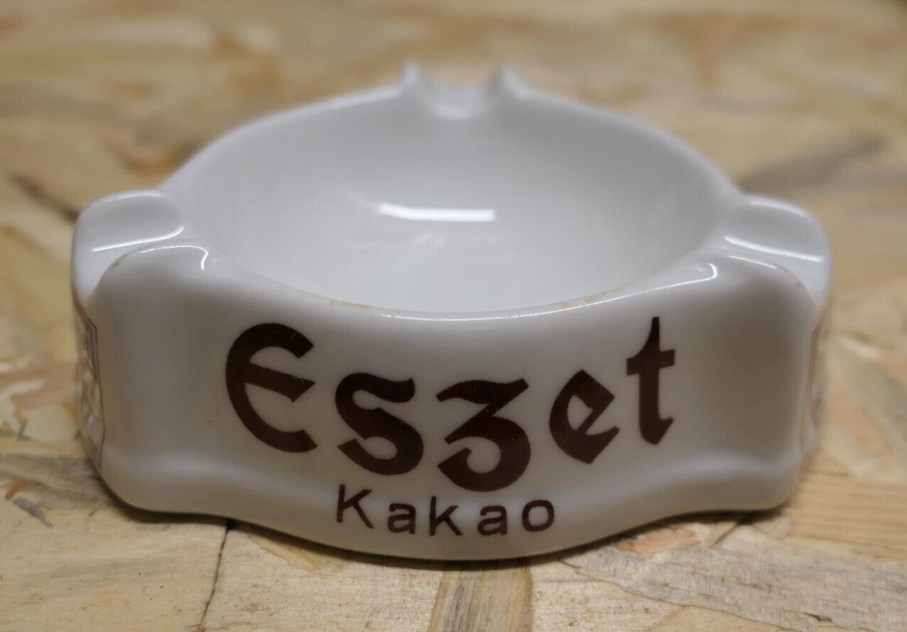ANCIEN CENDRIER ESZET SCHOKOLADE KAKAO VINTAGE GERMANY THOMAS TABAC ASHTRAY