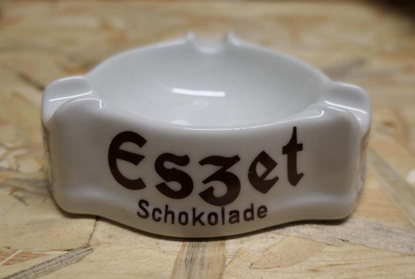 ANCIEN CENDRIER ESZET SCHOKOLADE KAKAO VINTAGE GERMANY THOMAS TABAC ASHTRAY