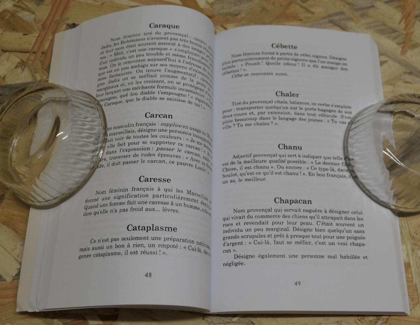 LE PARLER MARSEILLAIS DICTIONNAIRE LANGUE LANGAGE MARSEILLE / 2014