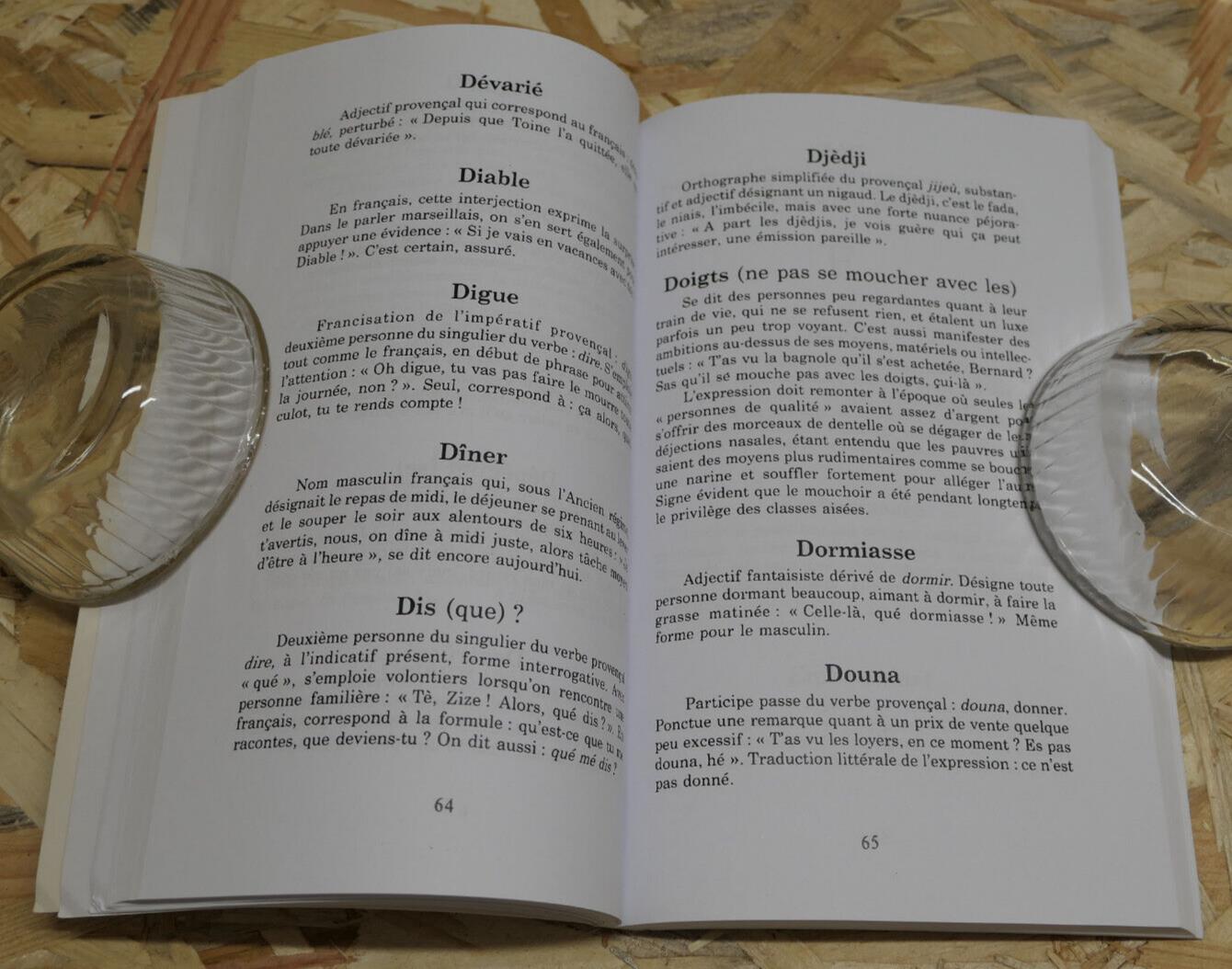 LE PARLER MARSEILLAIS DICTIONNAIRE LANGUE LANGAGE MARSEILLE / 2014