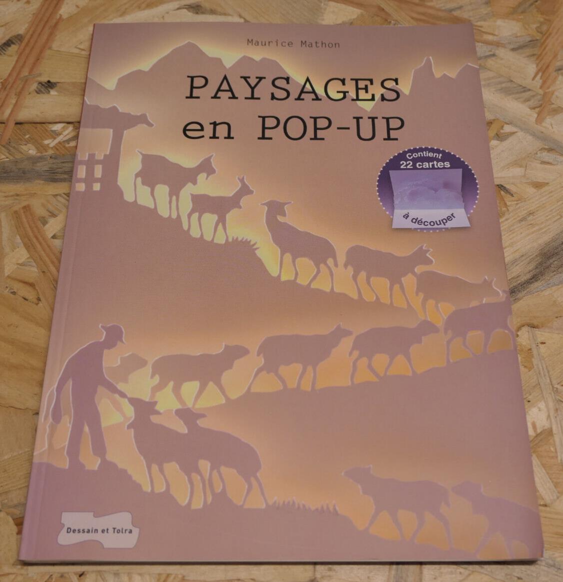 PAYSAGES EN POP-UP / DESSAIN ET TOLRA 2012 / TECHNIQUE LOISIRS CREATIFS