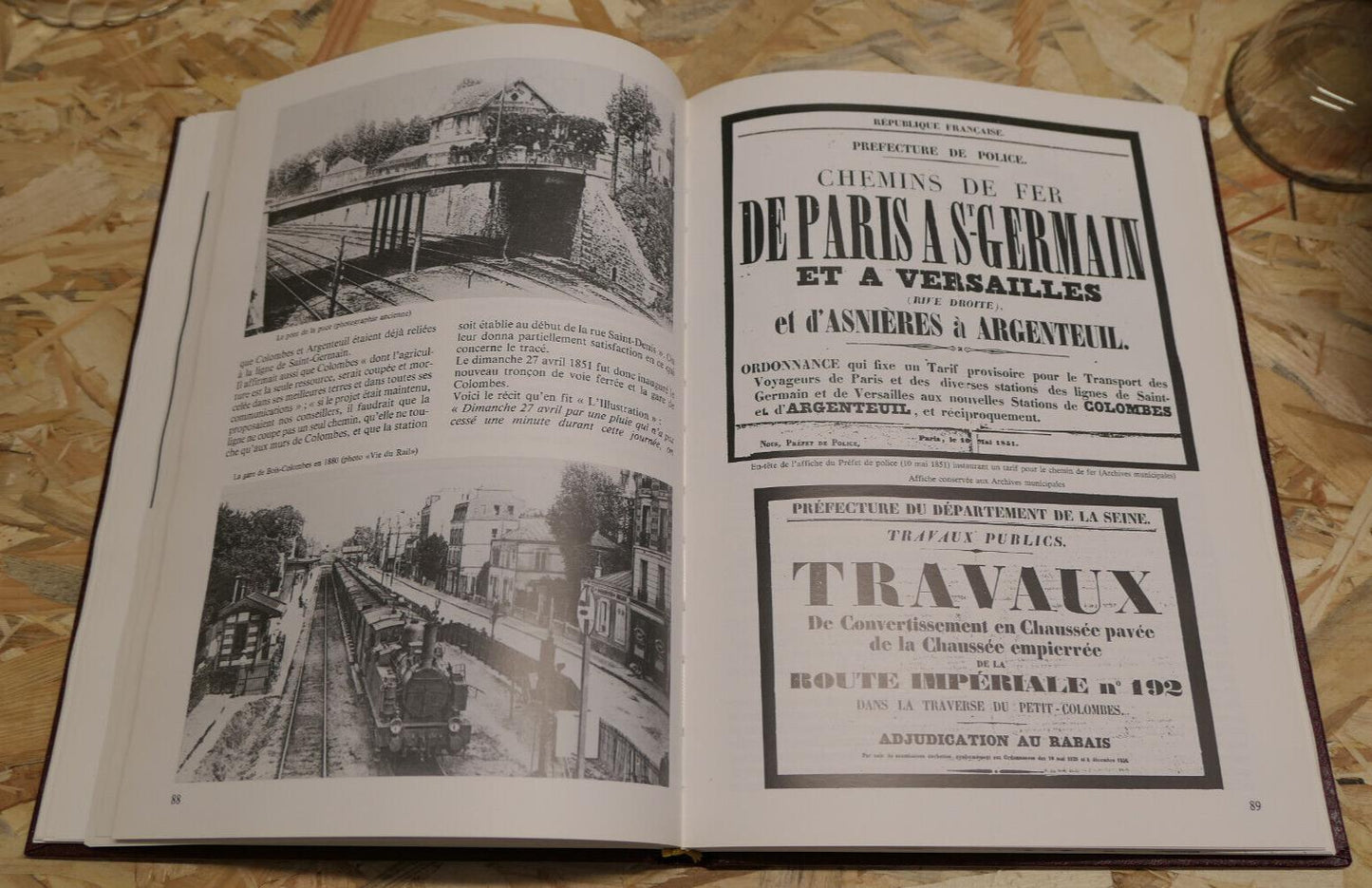 COLOMBES HISTORIQUE / HISTOIRE FAITS DOCUMENTS PHOTOS CARTES POSTALES / 1995