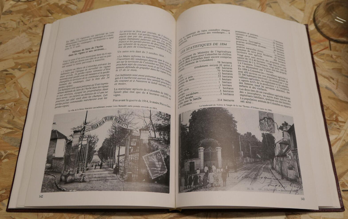 COLOMBES HISTORIQUE / HISTOIRE FAITS DOCUMENTS PHOTOS CARTES POSTALES / 1995