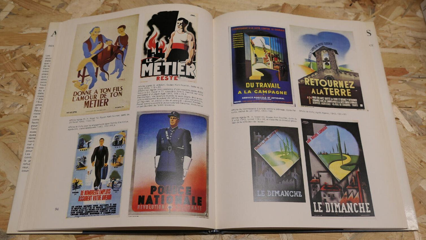 AFFICHES 1939-1945 / STEPHANE MARCHETTI / IMAGES HISTOIRE GUERRE WW2 / 1982