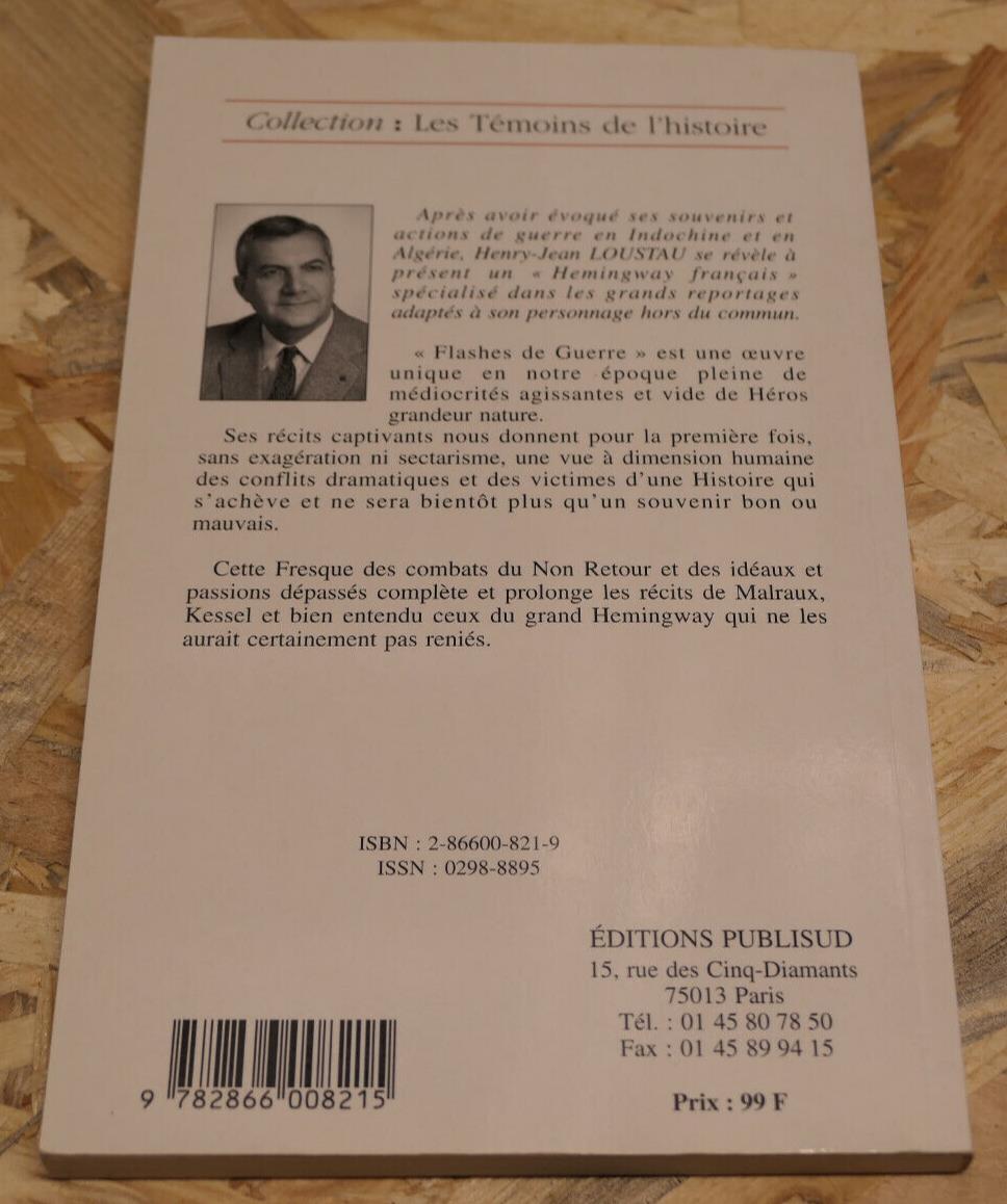 FLASHES DE GUERRE / HENRY-JEAN LOUSTAU / 1997