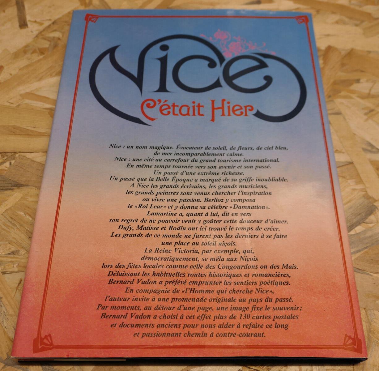 NICE C'ETAIT HIER / HISTOIRE PHOTOS CARTES POSTALES DOCUMENTS / 1979