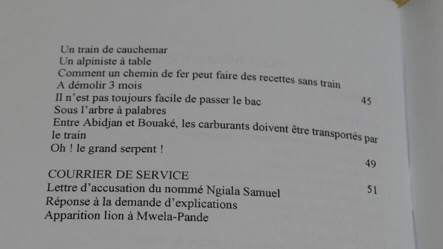 RAILLONS ET DERAILLONS / FRANCOIS DUPRE LA TOUR / RECIT CHEMINOT TRAIN AFRIQUE