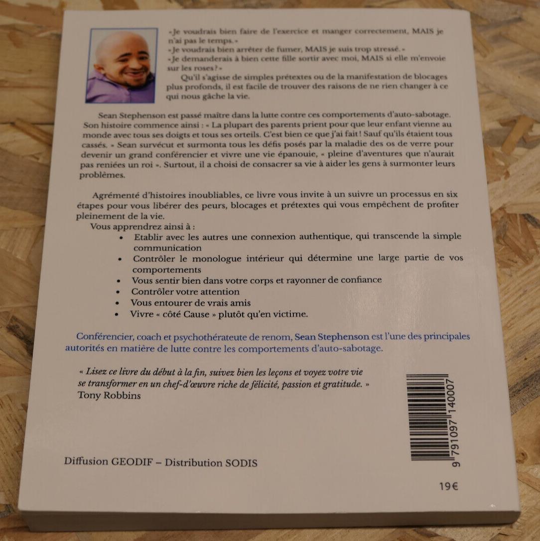 IL N'Y A PAS DE MAIS ! SEAN STEPHENSON / DEVELOPPEMENT PERSONNEL BIEN-ETRE 2017