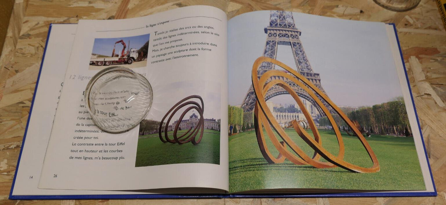 DECOUVRE LA LIGNE AVEC BERNAR VENET / ART SCULPTURE METAL / 1994
