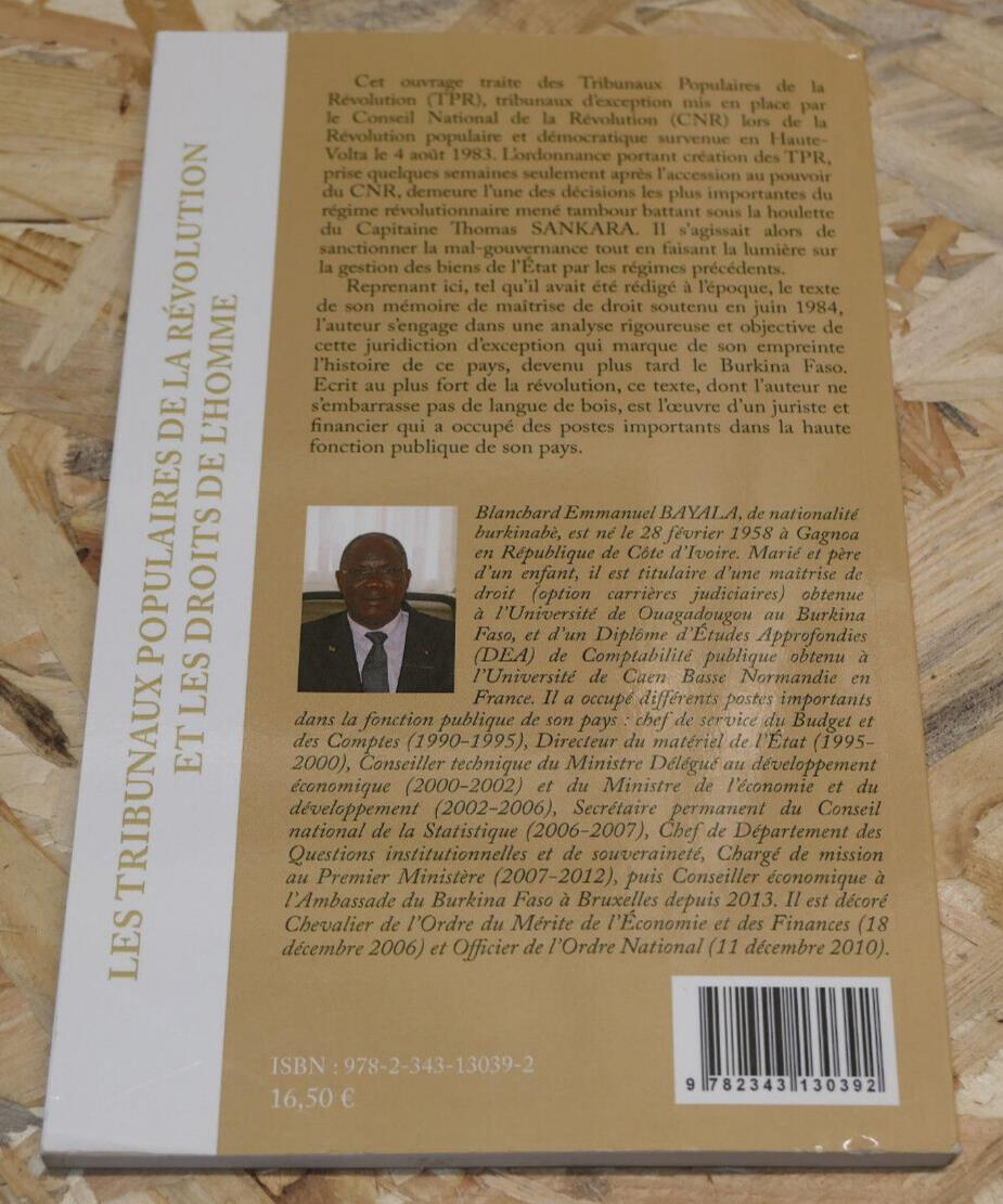 LES TRIBUNAUX POPULAIRES DE LA REVOLUTION ET LES DROITS DE L'HOMME / L'HARMATTAN