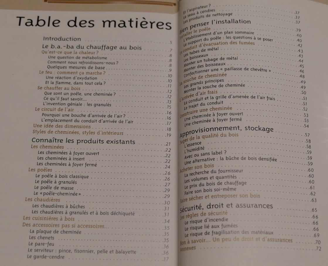 SE CHAUFFER AU BOIS / GUIDE CHAUFFAGE HABITAT MAISON ENERGIE / EYROLLES 2006