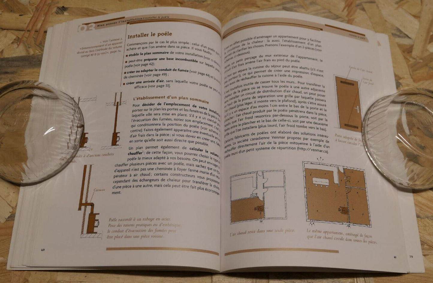 SE CHAUFFER AU BOIS / GUIDE CHAUFFAGE HABITAT MAISON ENERGIE / EYROLLES 2006