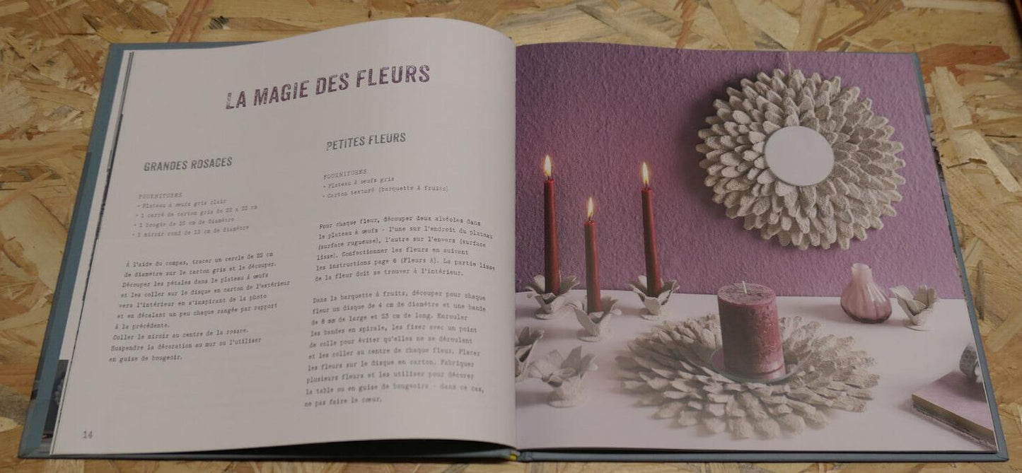 CARTON & PAPIER RECYCLES / ANGELIKA KIPP / DIY RECYCLAGE LOISIRS UPCYCLING 2015