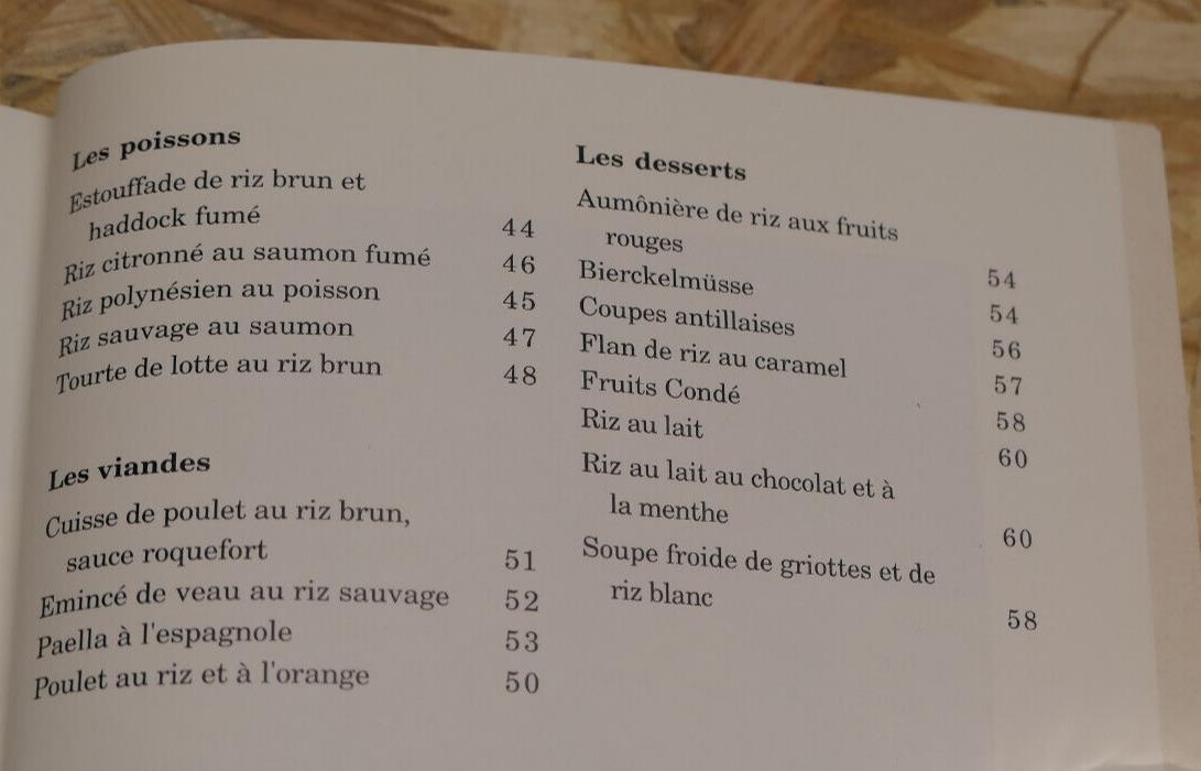 RECETTES DE RIZ / CUISINE GASTRONOMIE NUTRITION PHOTOS