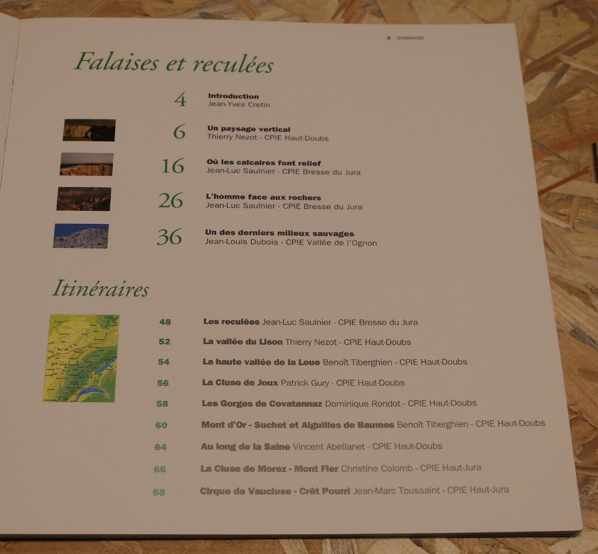 FALAISES ET RECULEES PAYSAGES DE FRANCHE-COMTE NATURE PHOTOS CARTES ITINERAIRES
