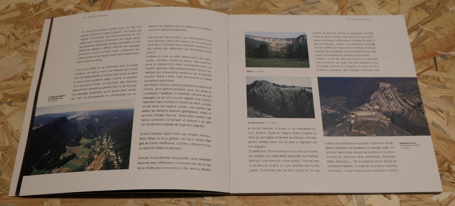 FALAISES ET RECULEES PAYSAGES DE FRANCHE-COMTE NATURE PHOTOS CARTES ITINERAIRES