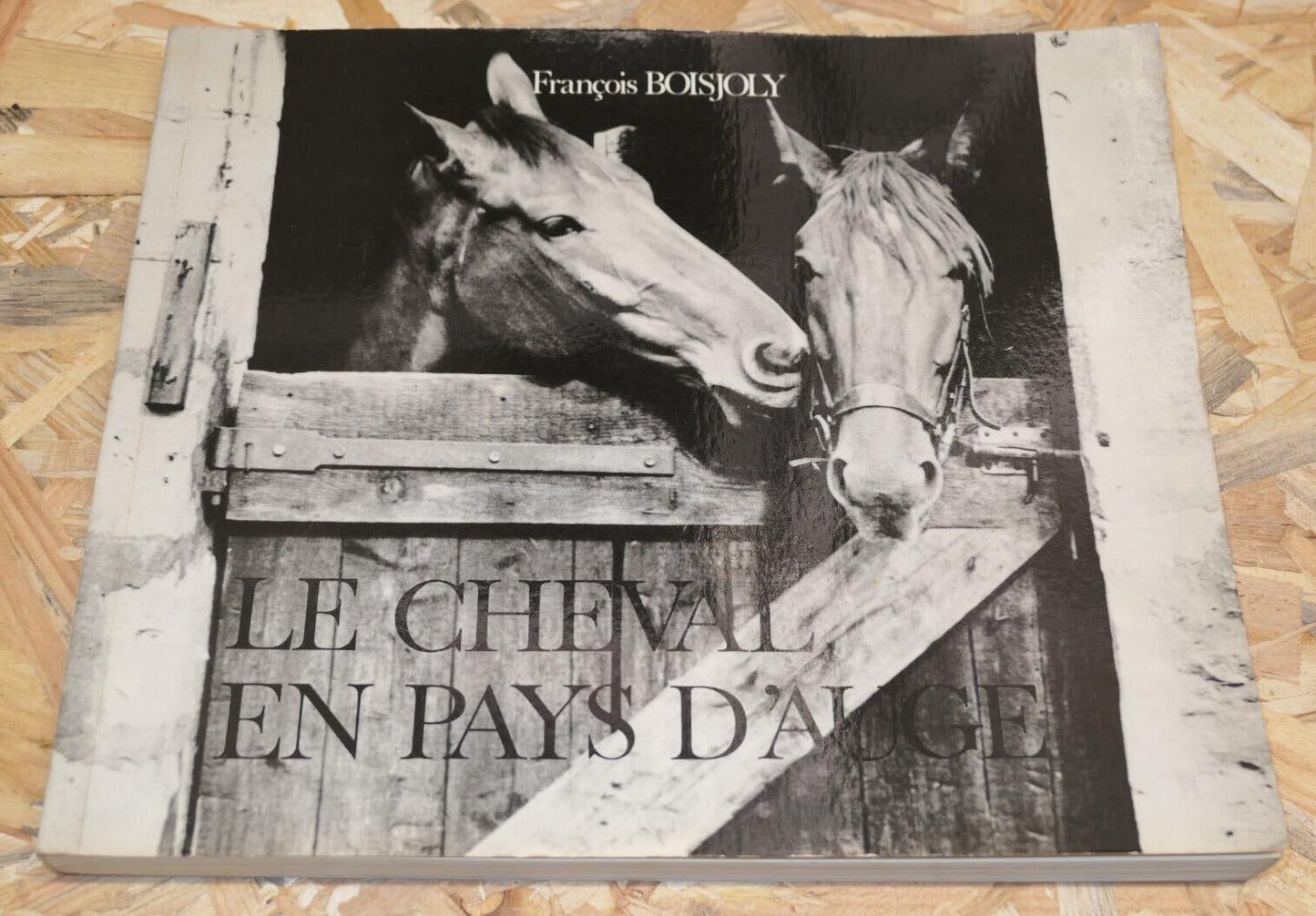 LE CHEVAL EN PAYS D'AUGE / NORMANDIE PHOTOS EQUITATION COURSES HIPPIQUES / 1986