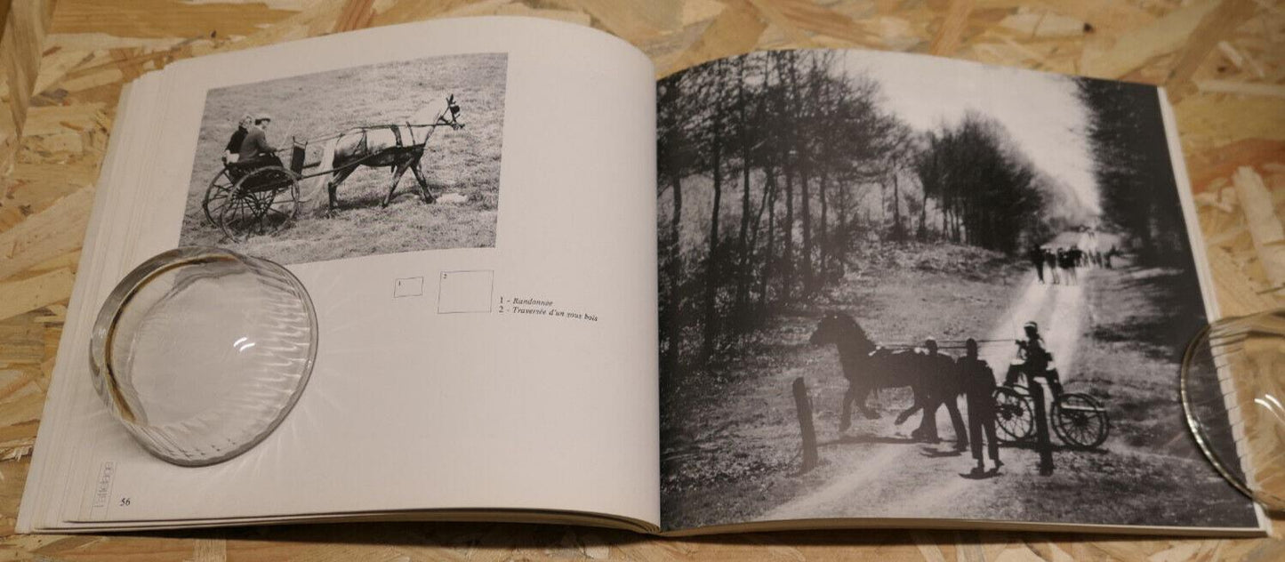 LE CHEVAL EN PAYS D'AUGE / NORMANDIE PHOTOS EQUITATION COURSES HIPPIQUES / 1986