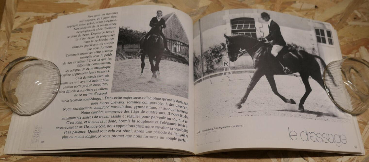 LE CHEVAL EN PAYS D'AUGE / NORMANDIE PHOTOS EQUITATION COURSES HIPPIQUES / 1986
