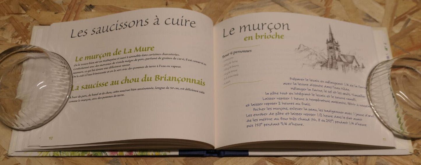 CUISINE DES ALPES DAUPHINOISES / RECETTES & AQUARELLES / ART GASTRONOMIE 2004