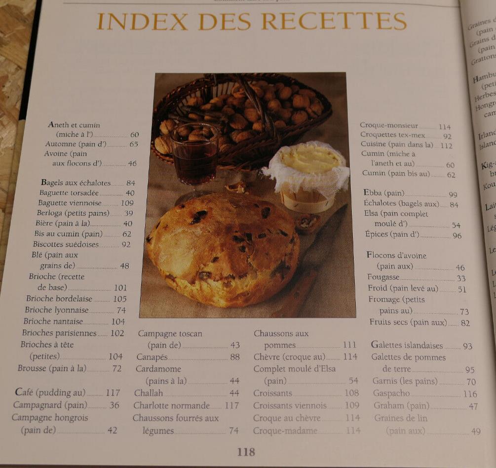COMMENT FAIRE SON PAIN / AGLAE BLIN / RUSTICA EDITIONS 1994 / BOULANGERIE