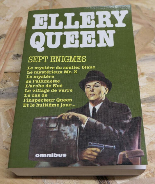 Ellery Queen - Sept Énigmes - Omnibus 1989 - Policier Enquêtes