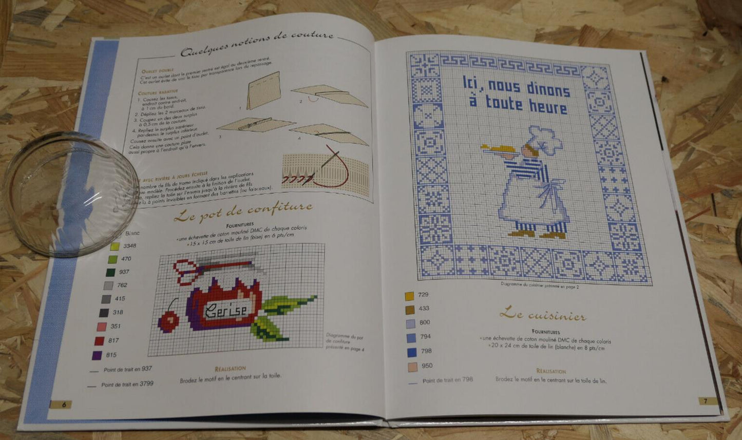 Point De Croix La Table Au Fil Des Saisons - 70 Modèles - Broderie 2004
