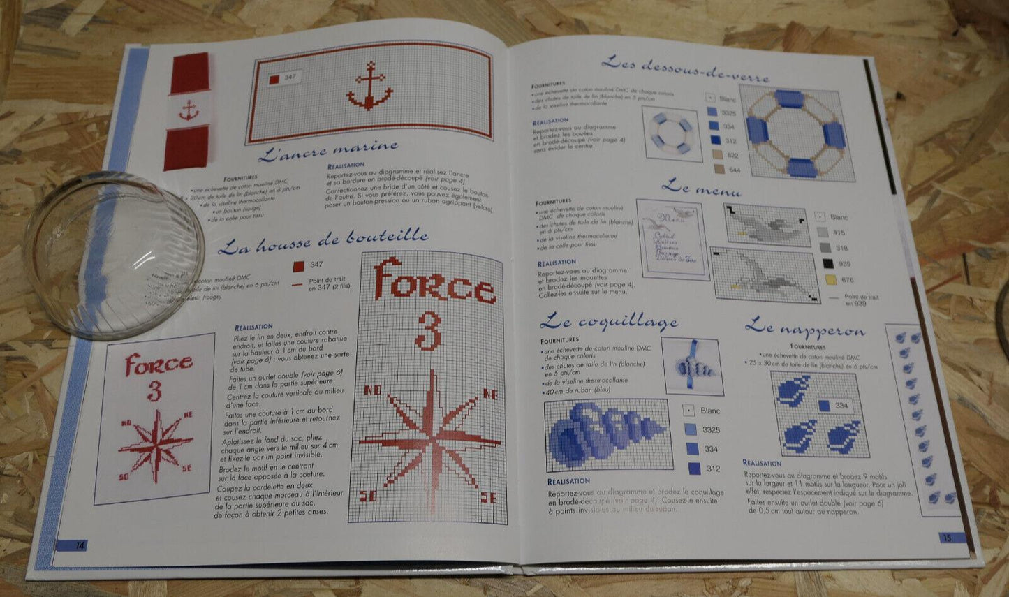 Point De Croix La Table Au Fil Des Saisons - 70 Modèles - Broderie 2004