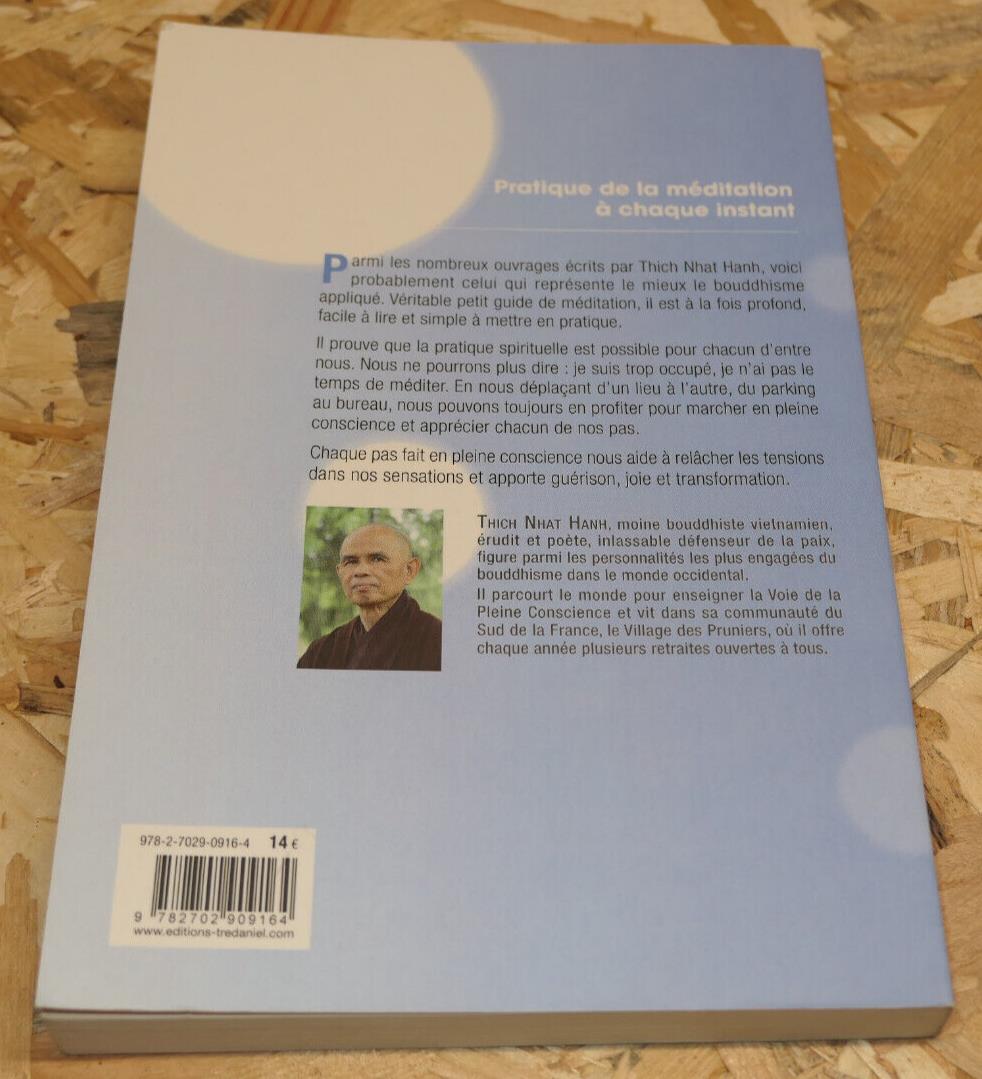 Pratique De La Méditation À Chaque Instant - Thich Nhat Hanh - Spiritualité 2012