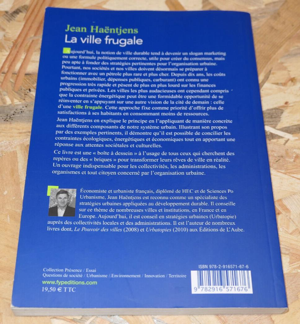 La Ville Frugale Un Modèle Pour Préparer L'Après-Pétrole - Jean Haëntjens - 2011