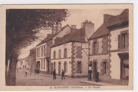 Carte Postale Ancienne CPA 56 Morbihan - Cleguerec - La Mairie