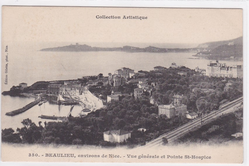 Carte Postale Ancienne CPA Beaulieu, Environs De Nice - Vue Générale Et Pointe St-Hospice