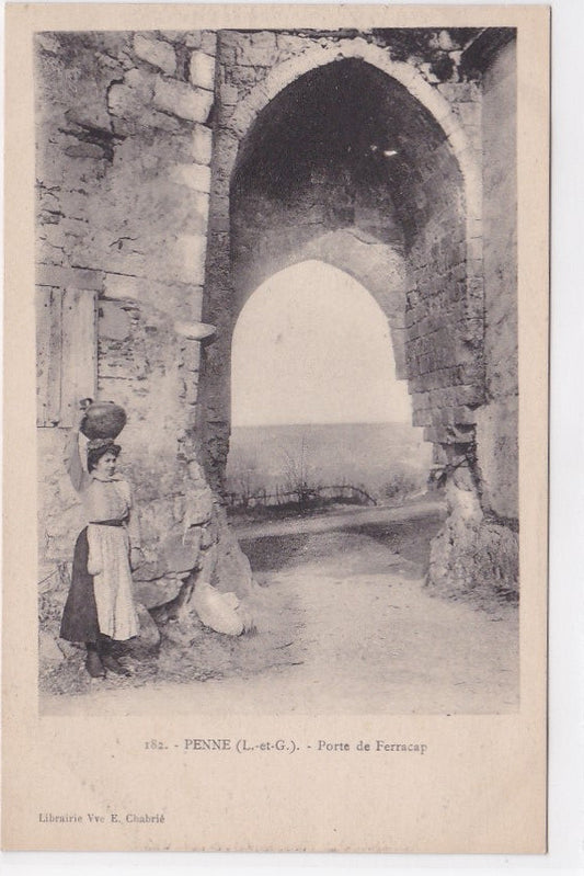 Carte Postale Ancienne CPA Penne - Porte De Ferracap