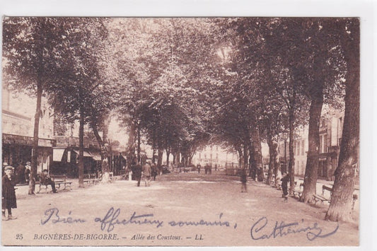 Carte Postale Ancienne CPA 65 - Bagnères-De-Bigorre - Allée Des Coustous