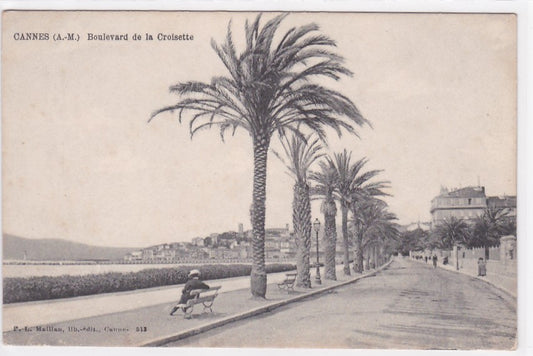 Carte Postale Ancienne CPA 06 - Cannes - Boulevard De La Croisette